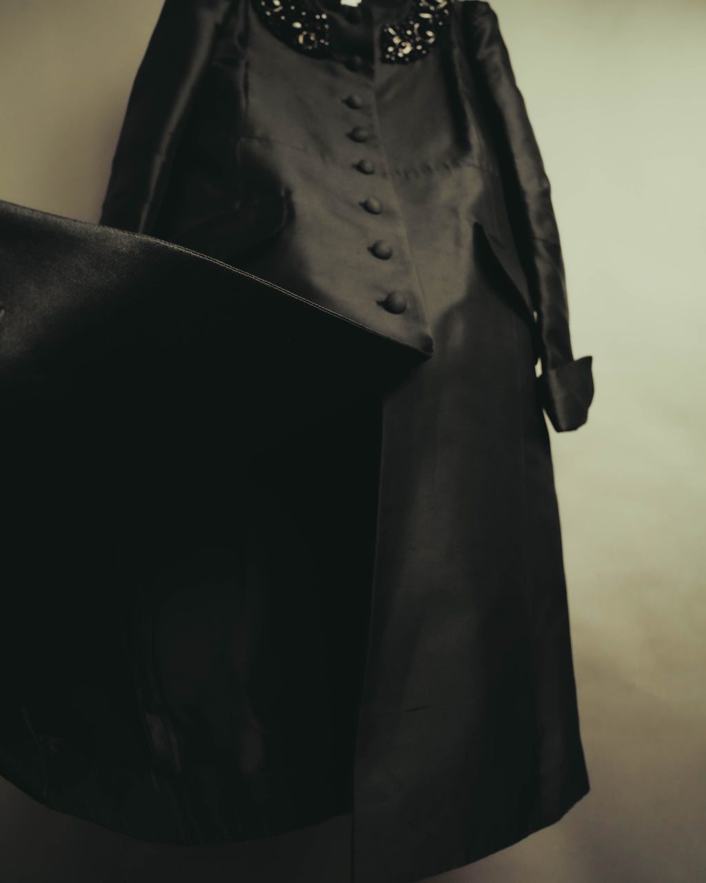"CELINE" 00's Embellished silk coat
