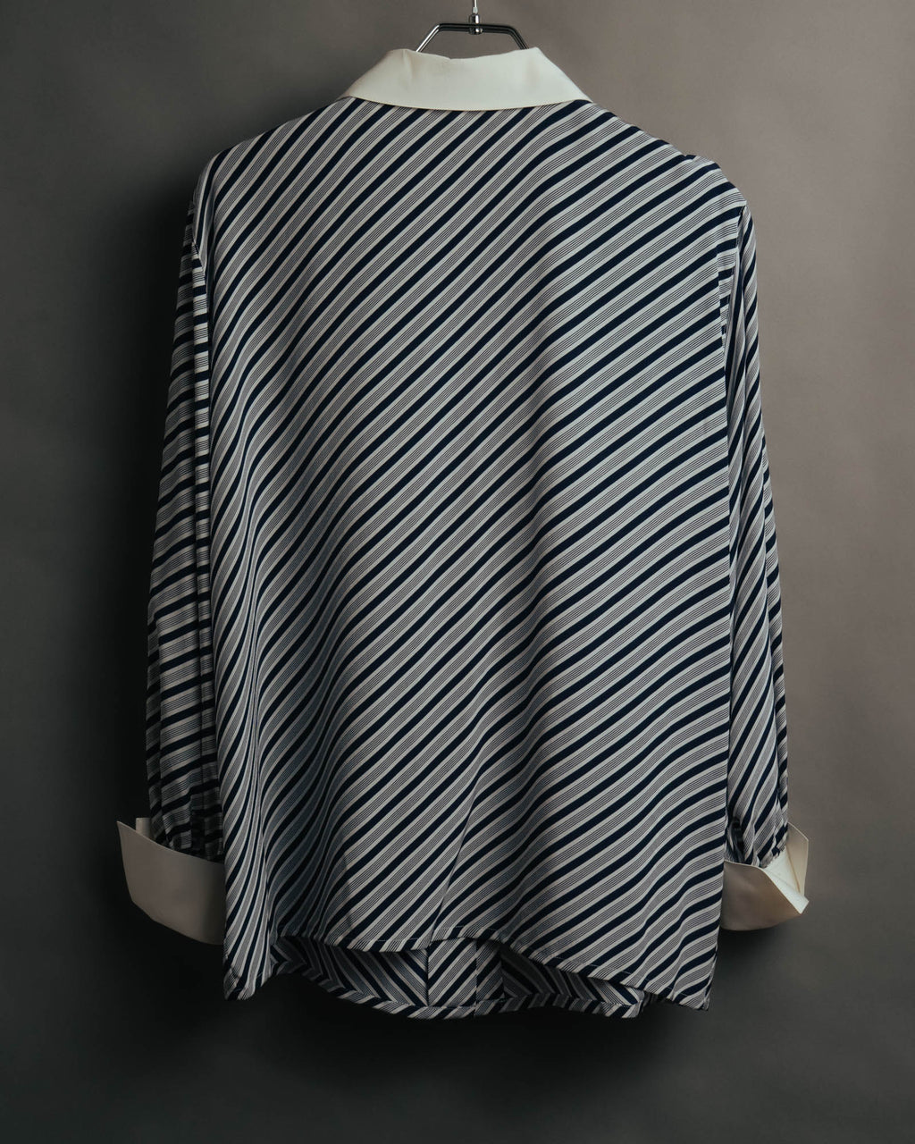 "Christian Dior" 80's-90's Striped silk blouse