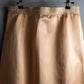 "GUCCI" 100% silk glossy cropped length skirt