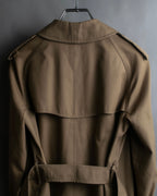 "Burberrys" Water-repellent cotton soutien colour trench coat