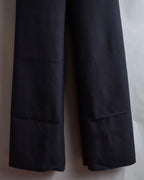 "US navy inspired lace back wide sailor pants"