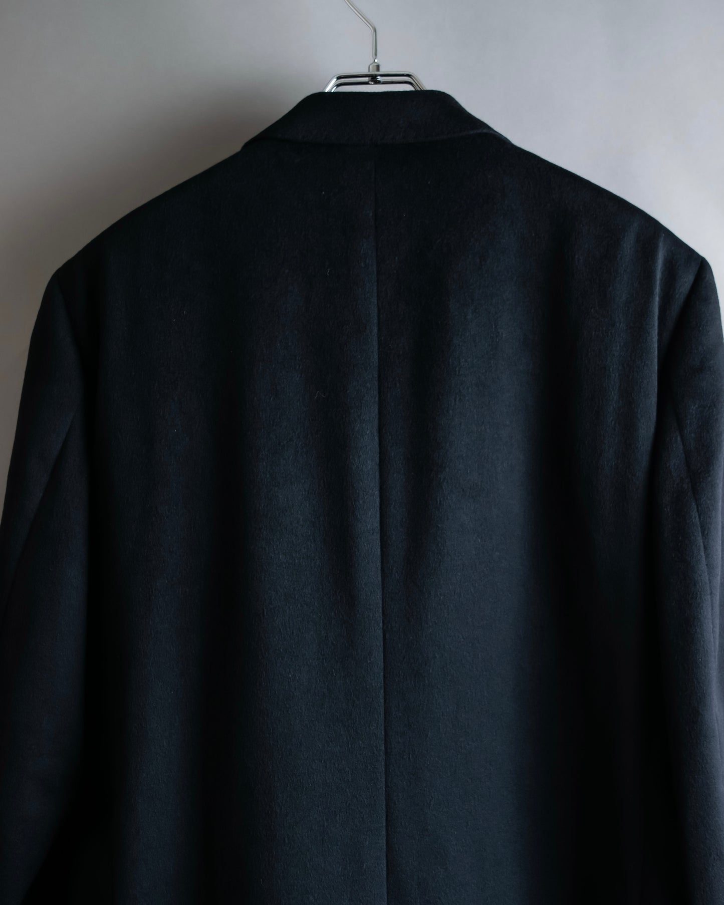 "GIANNI VALENTINO" 100% cashmere oversized chesterfield coat