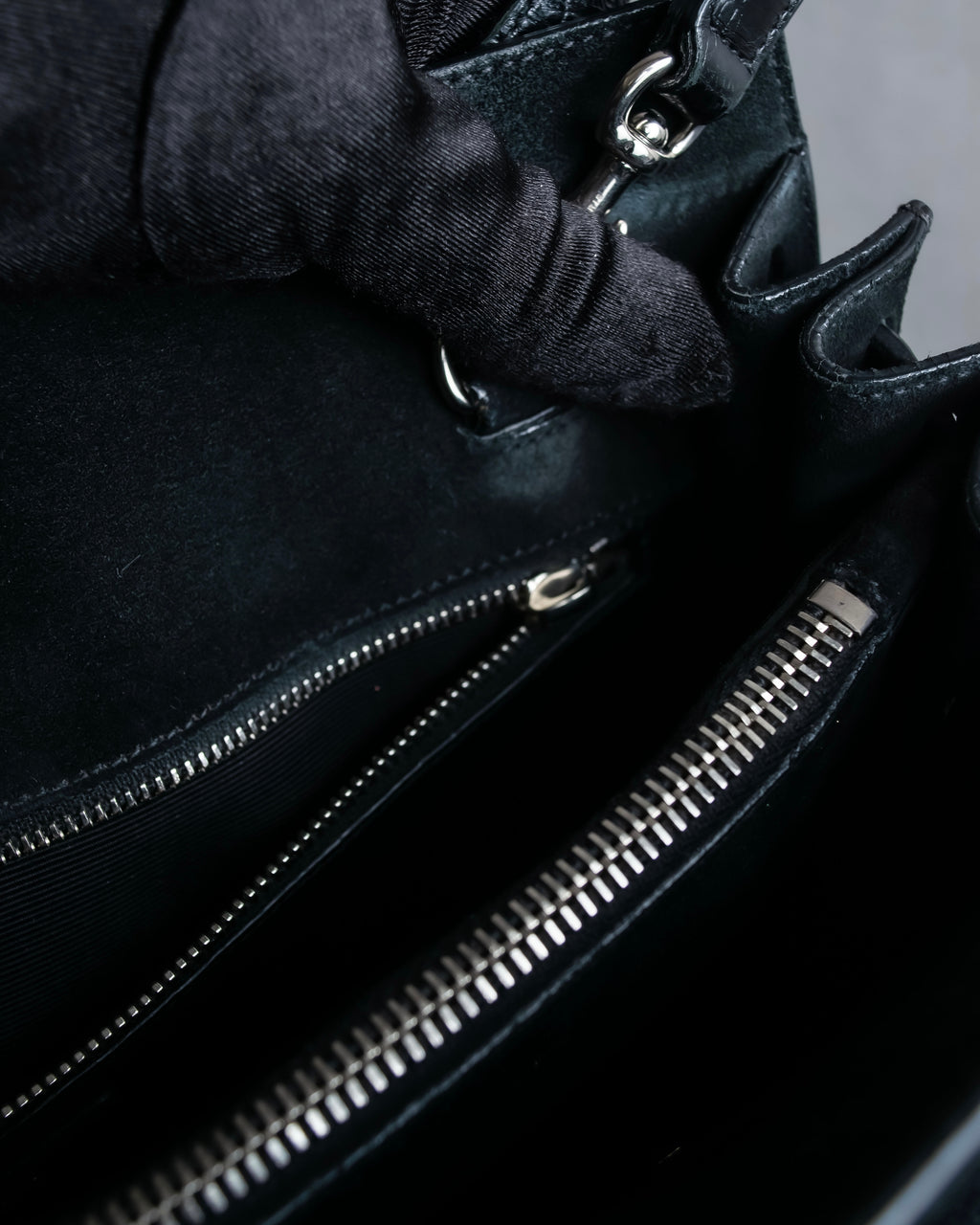"Saint Laurent" Sac du Jour leather combination 2way bag