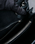 "Saint Laurent" Sac du Jour leather combination 2way bag