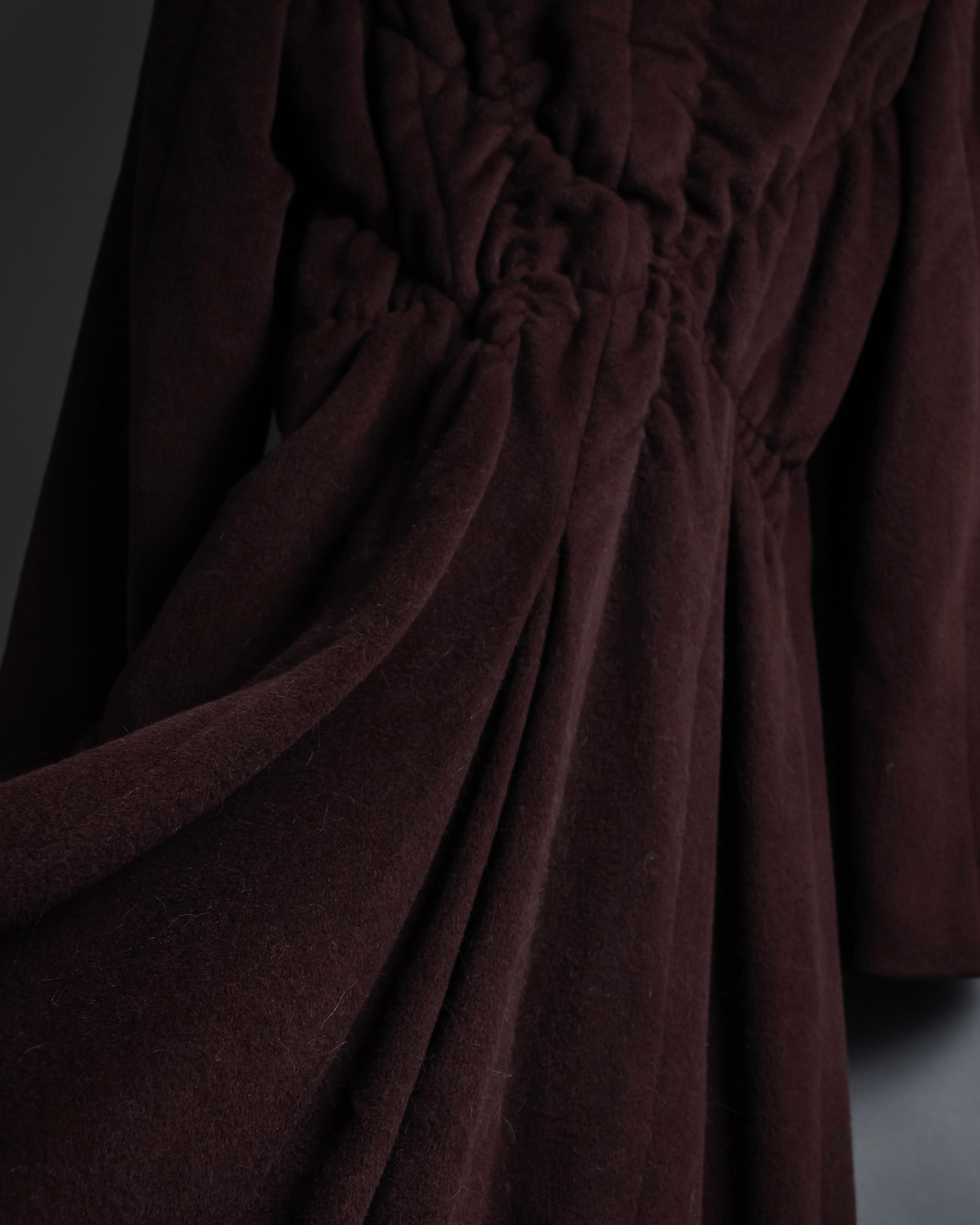 -SPECIAL- "JEAN PAUL GAULTIER"
 1990's-00's Gathered tuck shape design long coat