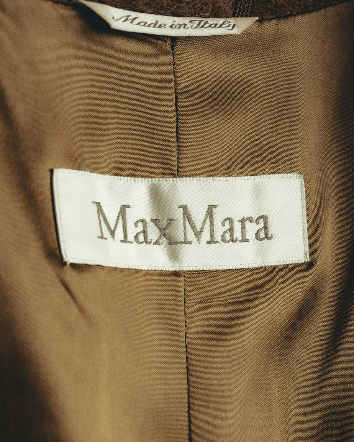 -SPECIAL- “Max Mara” 90’s-00’s Angora blend belted wrap coat