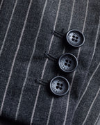 "Dolce & Gabbana" White striped shaped tailored jacket