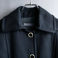 "ALBERTA FERRETTI" Large button shaped flare silhouette soutien collar coat