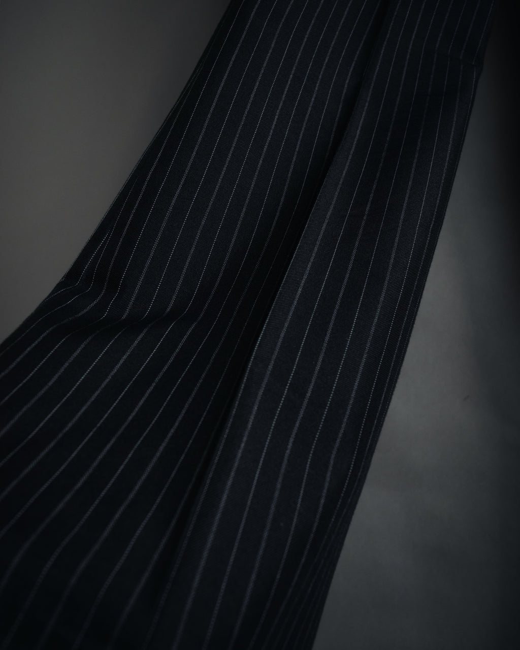 "GUCCI" 90’s-00’s signature hardware pinstripe wool slacks