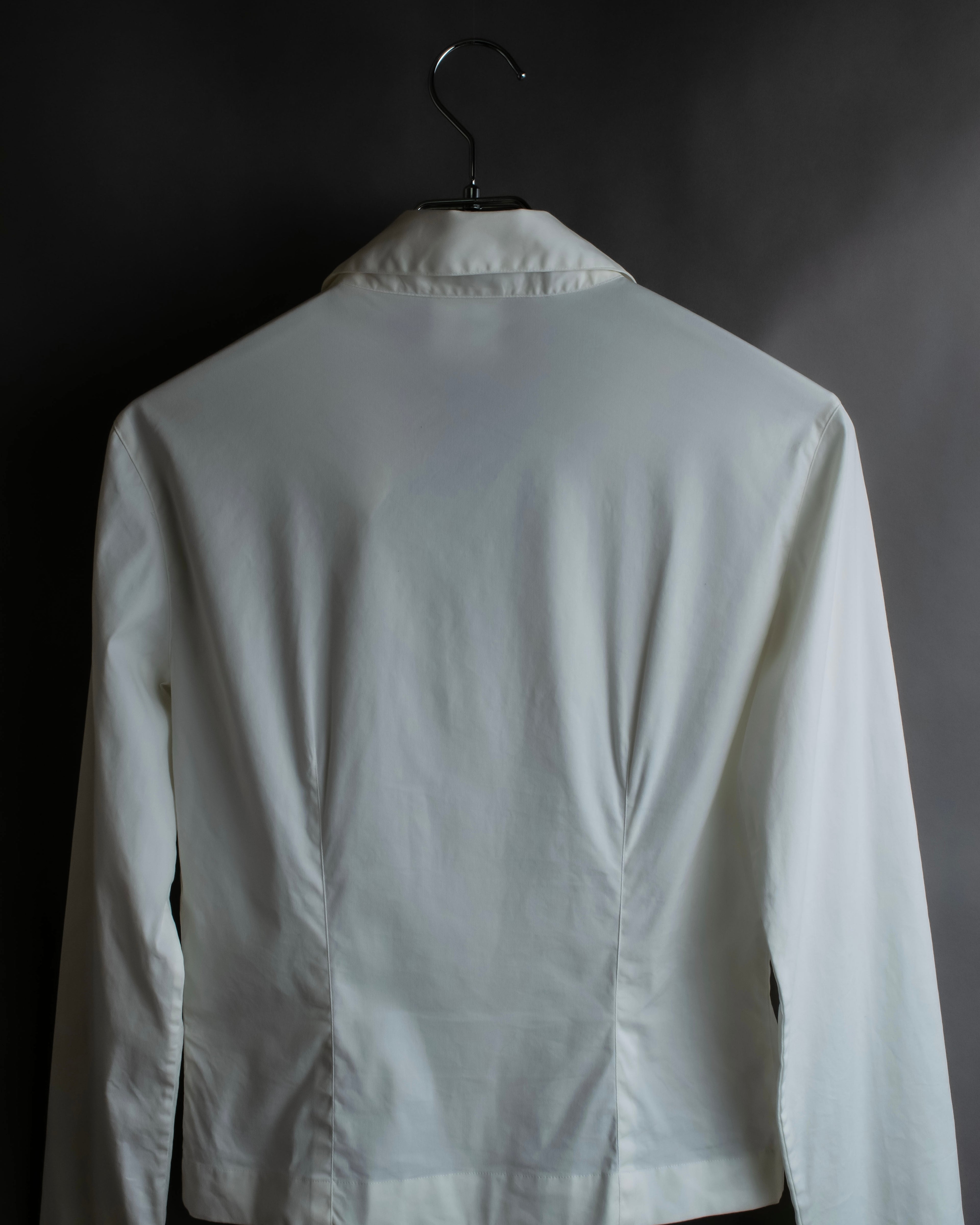 "CHANEL" 2005SS logo studs design shirt jacket