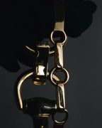 "GUCCI" 00’s Oversized horsebit link bracelet