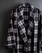 "POLO Ralph Lauren" Check pattern oversized belted gown coat