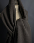 "Vivienne Westwood" Logo engraved wool long muffler