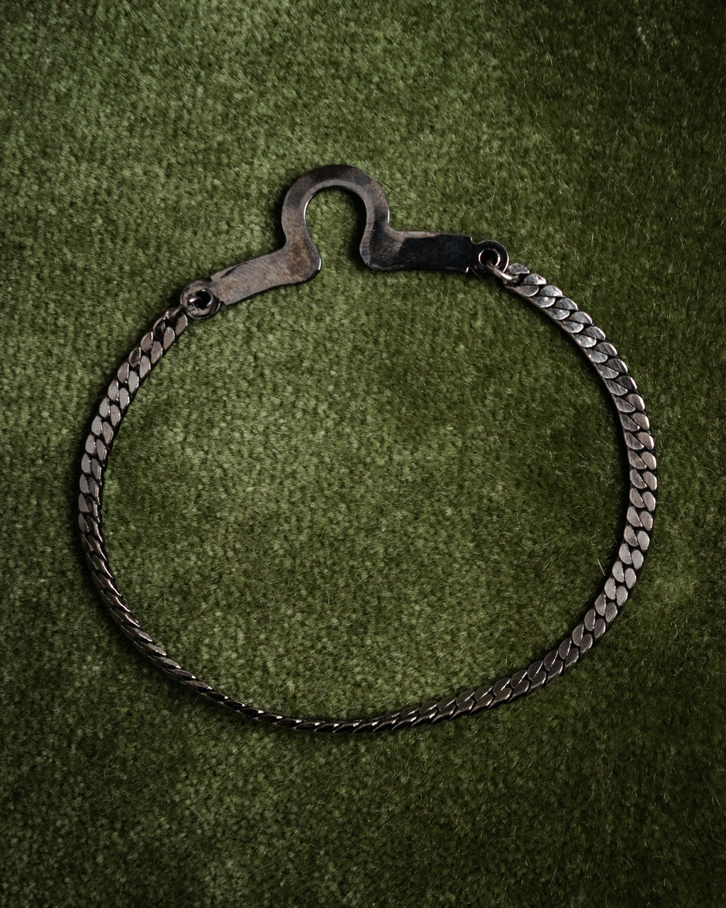 “Christian Dior” 70’s-80’s Horsebit motif chain bracelet