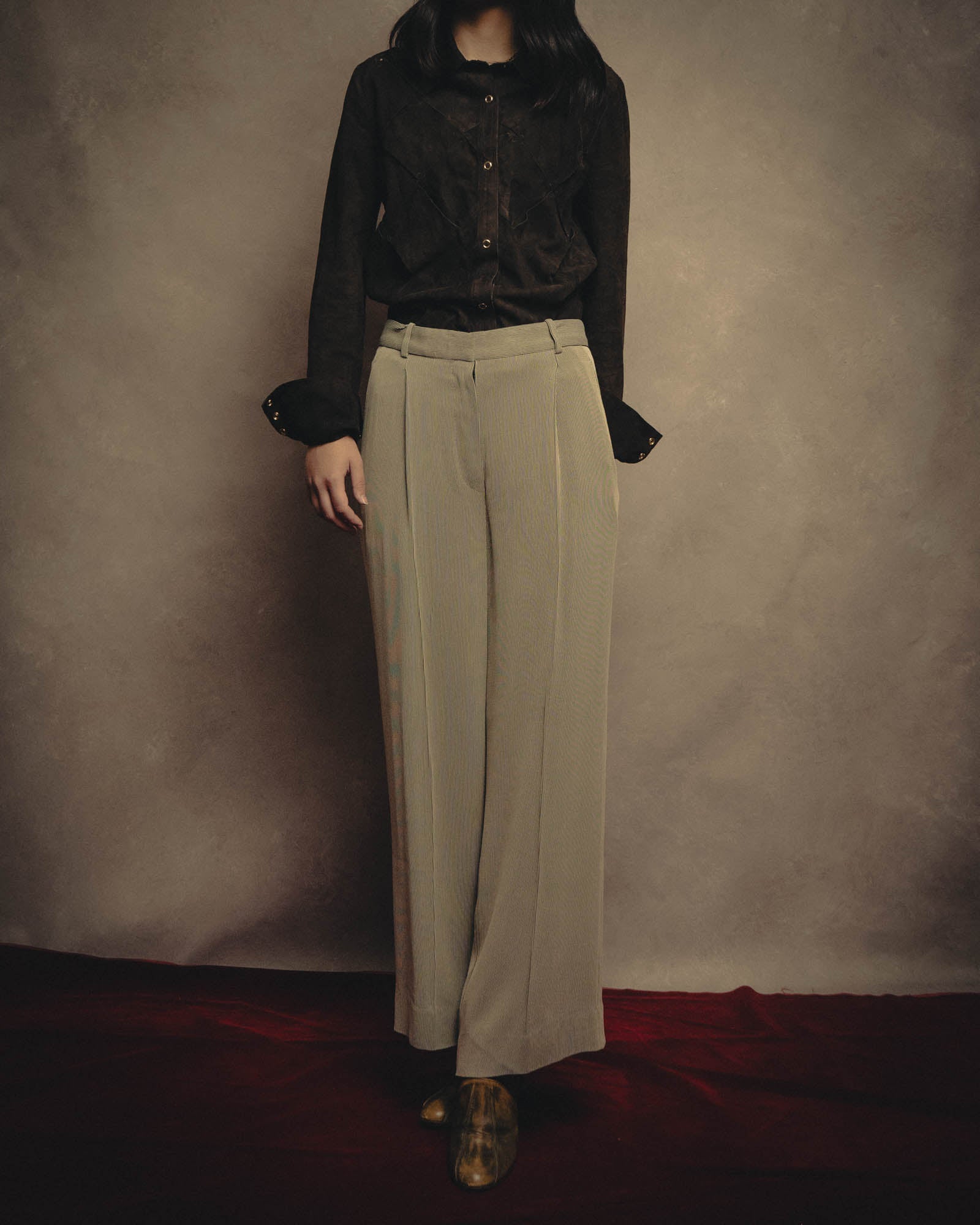 -SPECIAL- “HERMÈS“ Late 90’s-2010’s Fluid striped wide trousers