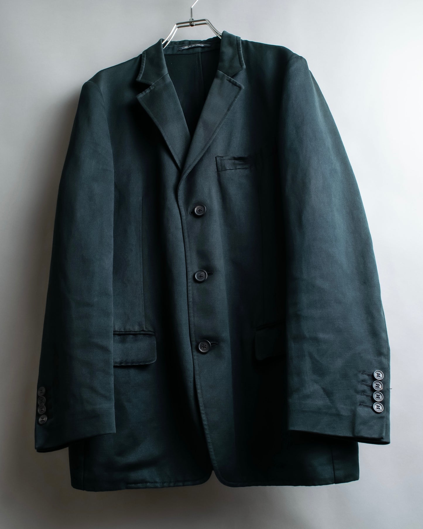 "GUCCI" Linen mix oversized tailored jacket