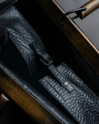 "GUCCI" Bamboo essence horizontal leather handbag