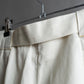 "MAISON MARGIELA" Wide flare silhouette belted cotton linen pants