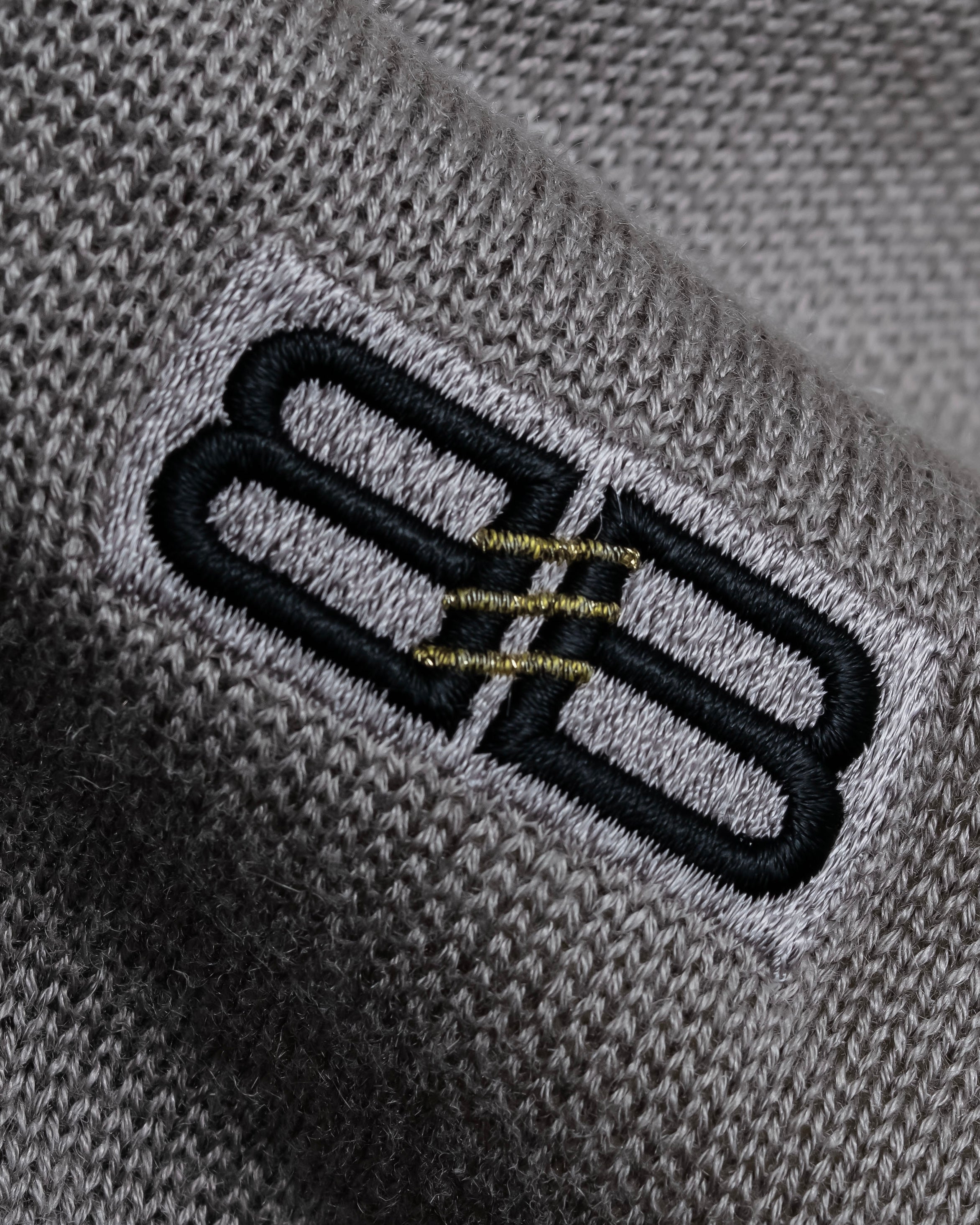 "BALENCIAGA" Diamond pattern argyle twill crew neck knit