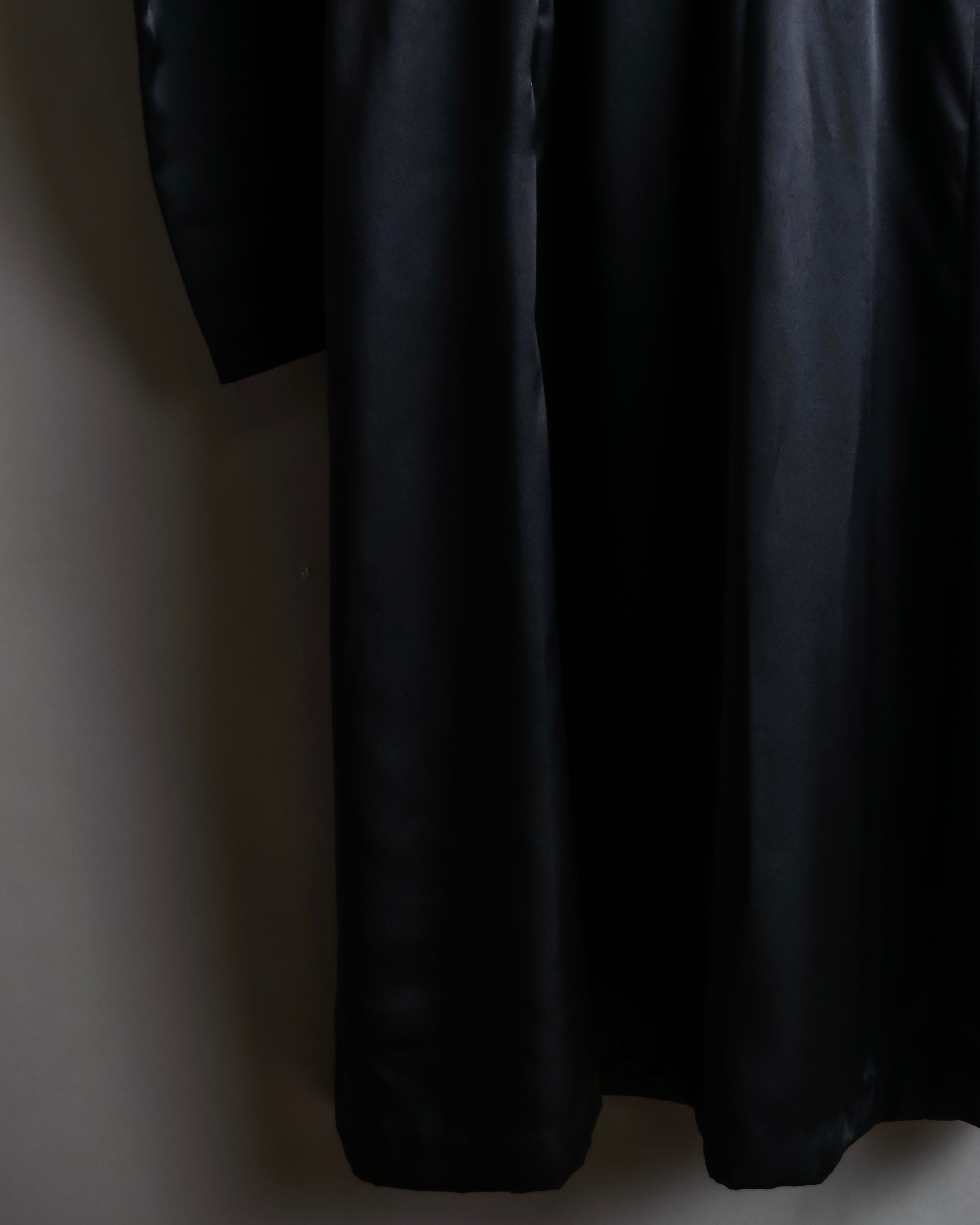 "JEAN PAUL GAULTIER" Beautiful glossy shirt dress