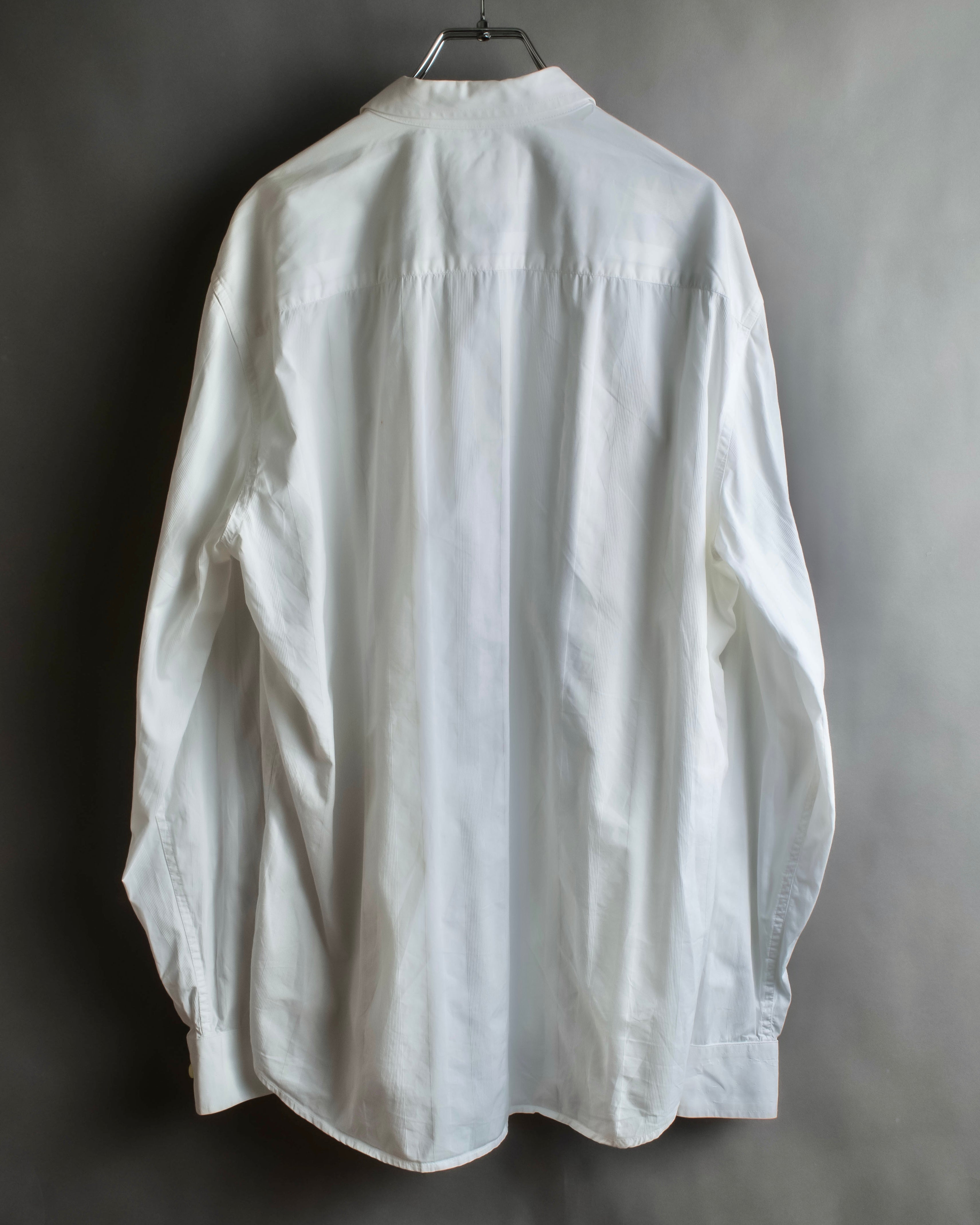 "ARMANI EXCHANGE" Different weave patterns cotton shirt