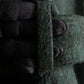 Vintage deep green colour military long coat