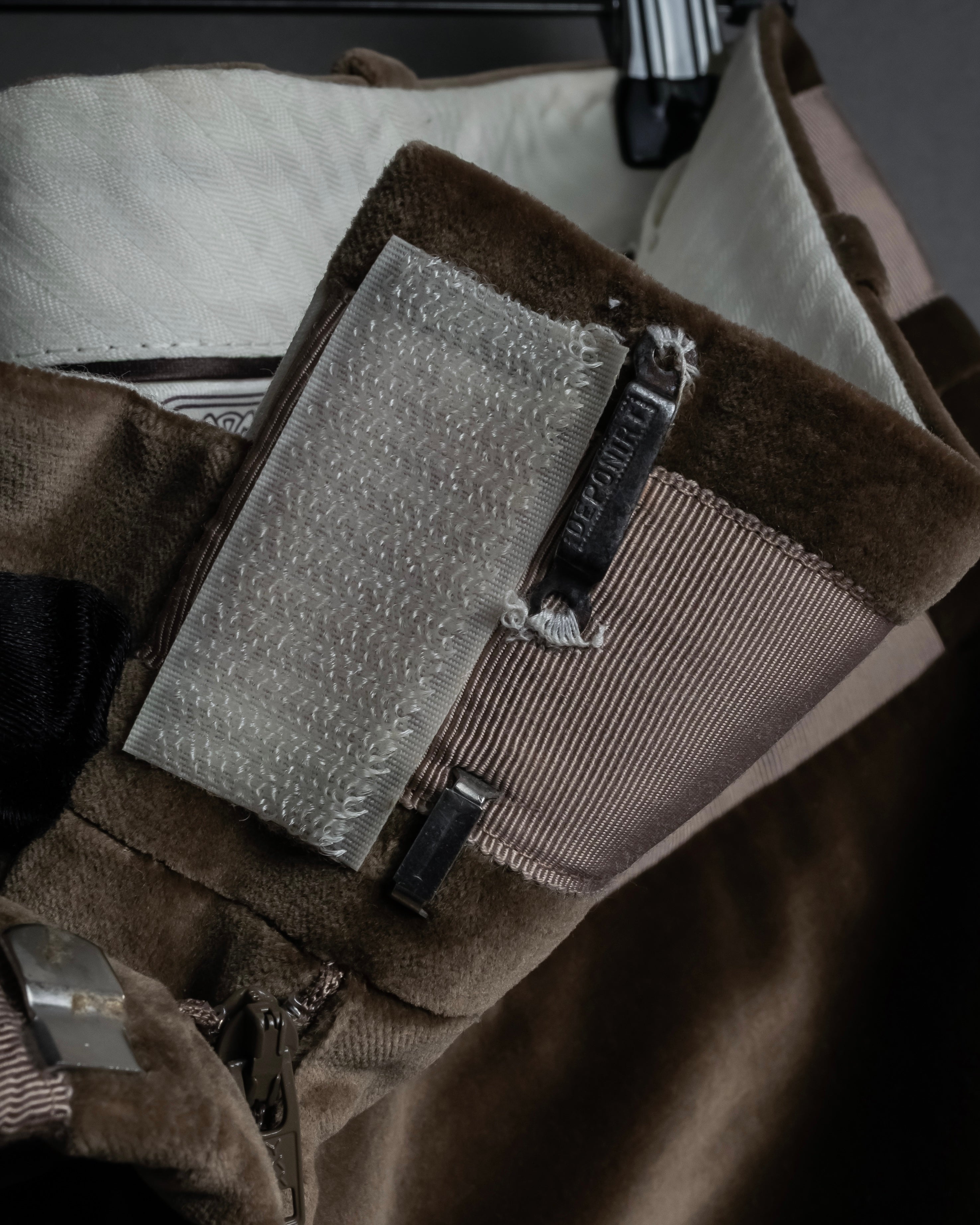 "CELINE" 1999-2003 low-rise flared stretch slacks