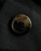 "HUGO BOSS" Fine-gauge wool khaki gray set up