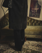 -SPECIAL- "GUCCI" 90's-00's Dark brown corduroy tailored chesterfield coat