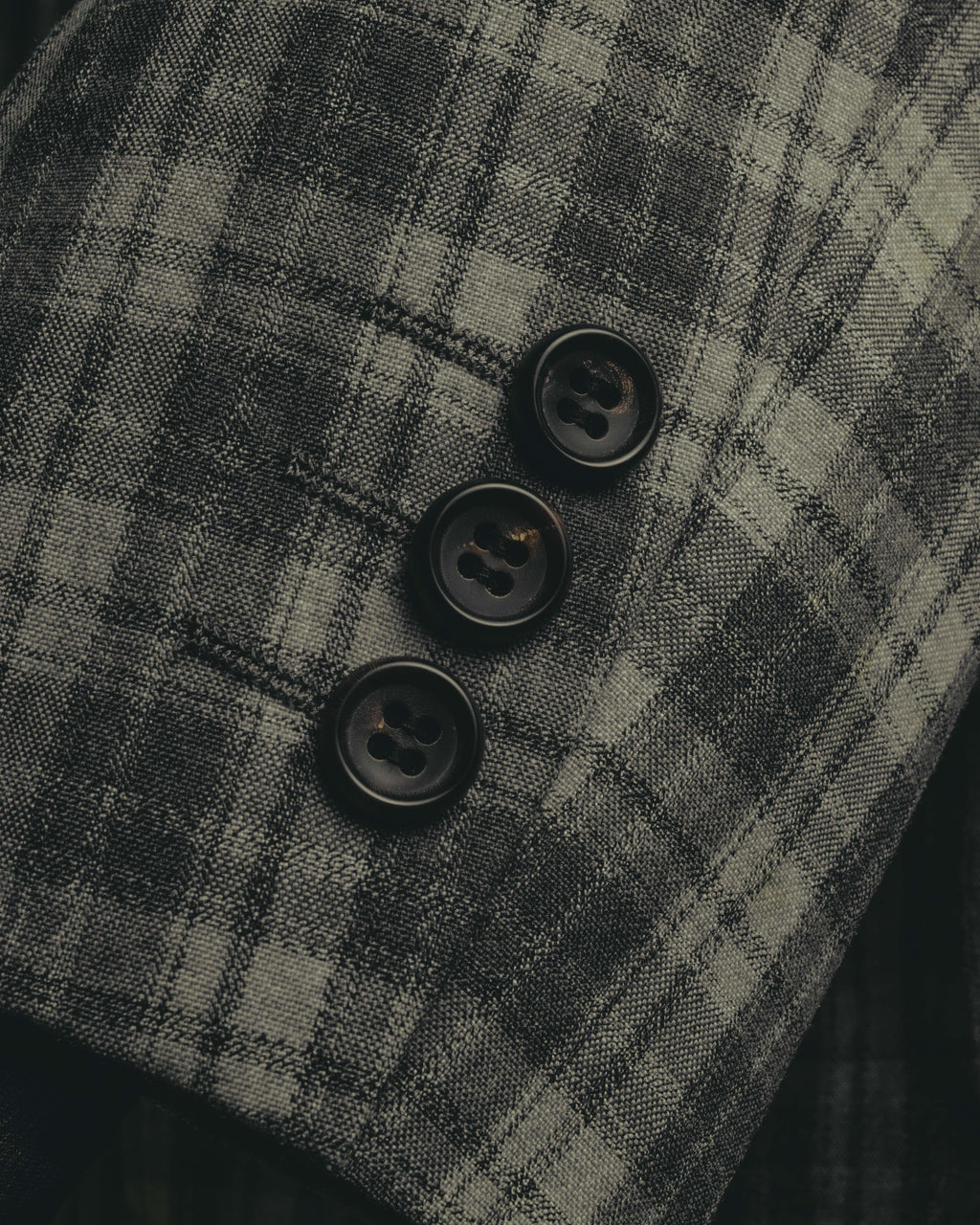 "COMME des GARÇONS HOMME" 90's Plaid wool blazer