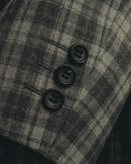 "COMME des GARÇONS HOMME" 90's Plaid wool blazer