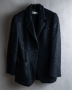 "DOLCE & GABBANA" Lightly brushed shaped tailored jacket