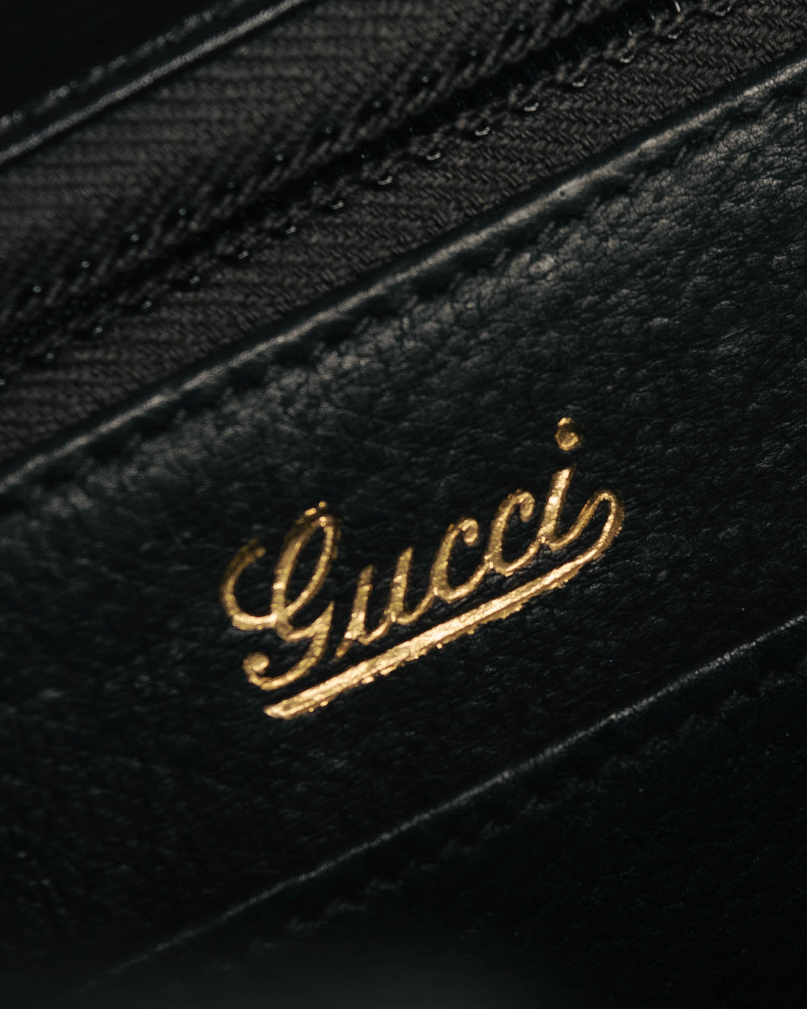 GUCCI” 80's-90's Rope clasp leather shoulder bag – MOOD