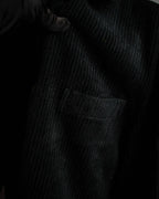 "BURBERRY" Thick wale corduroy oversized tailored jacket