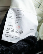 "COMME des GARCONS" Ruffle & tulle asymmetrical docking sarouel slacks