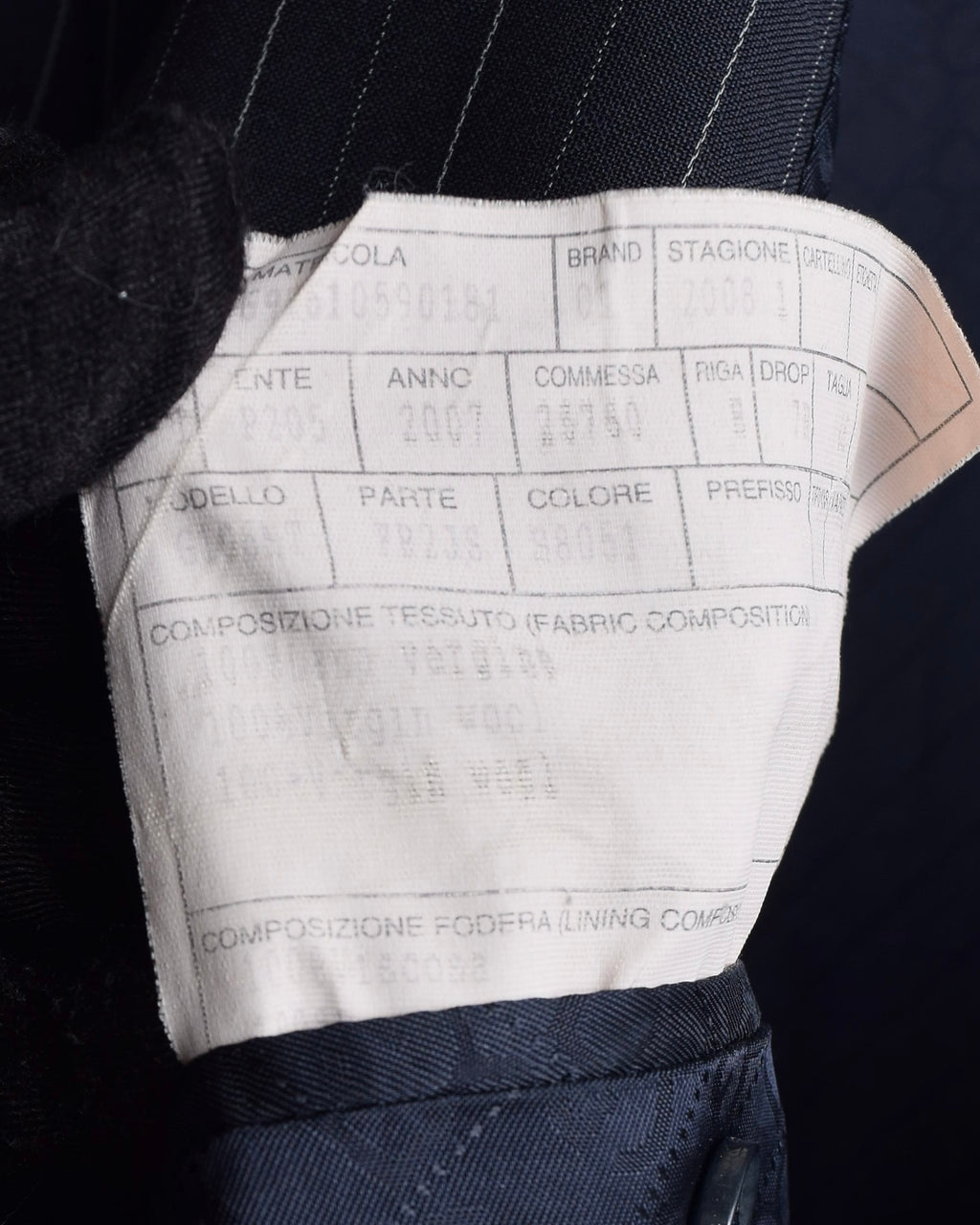 "Dolce & Gabbana" Pinstripe wool tailored jacket