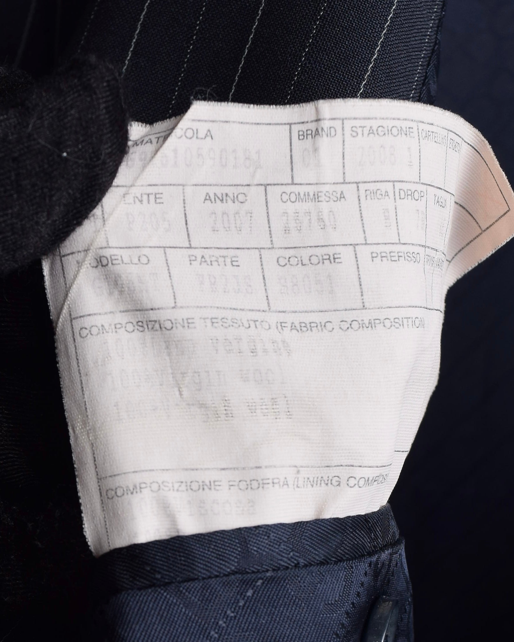 "Dolce & Gabbana" Pinstripe wool tailored jacket