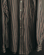 "GUCCI" 90's-00's Striped cotton button-down shirt