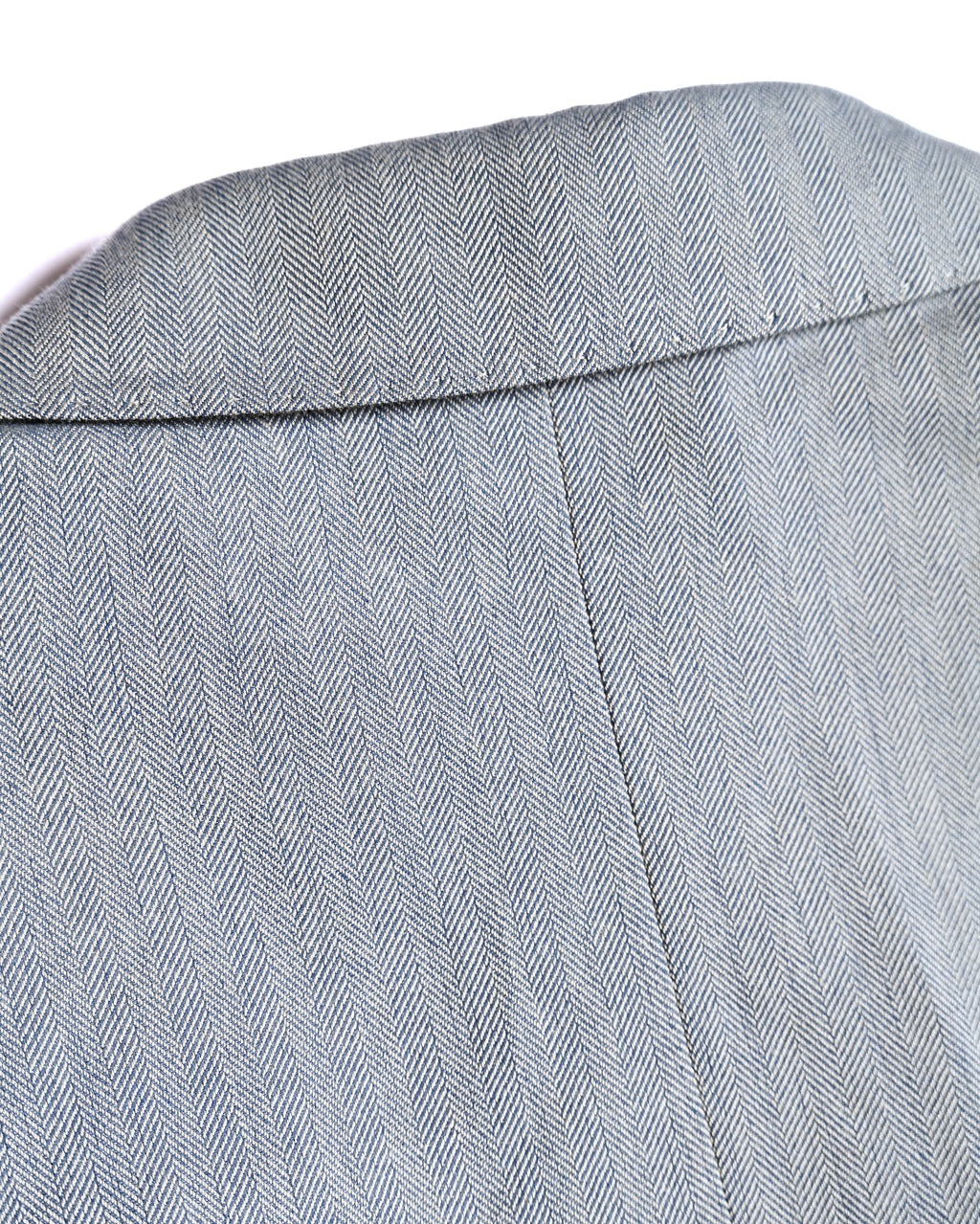Carven/ Single Breasted 2B Herringbone Oversized Tailored Jacket Gray