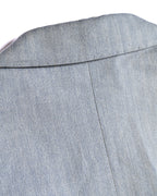 Carven/ Single Breasted 2B Herringbone Oversized Tailored Jacket Gray