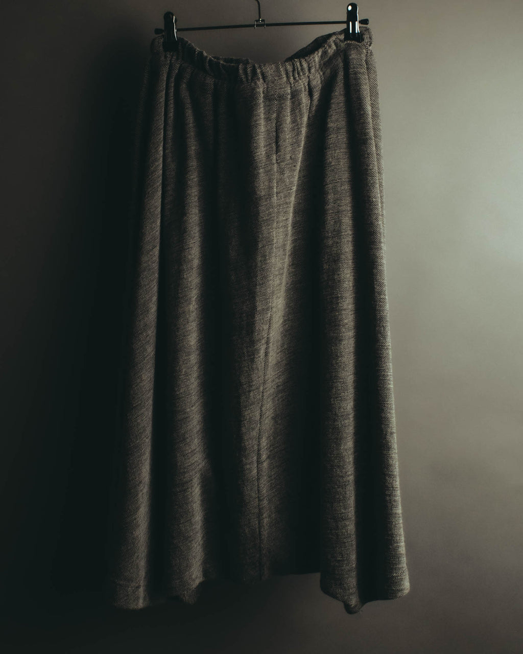 “Y’s” 09SS  Textured jersey drawstring long skirt