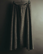 “Y’s” 09SS  Textured jersey drawstring long skirt
