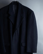 -SPECIAL- "BURBERRYS" 1980-1990's 
Classically tailored oversized 100% cashmere chester coat