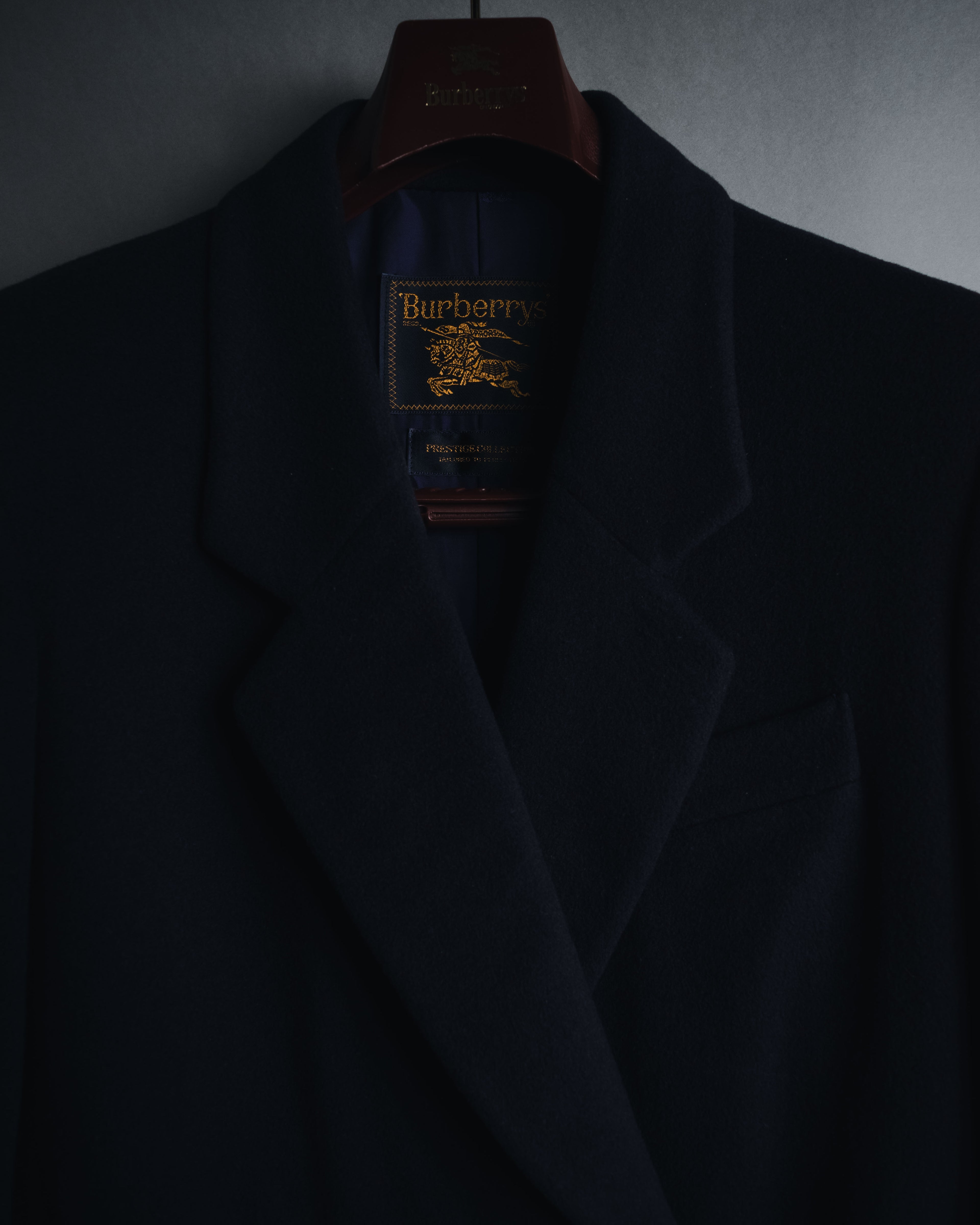 –SPECIAL– "BURBERRYS" Late 80’s-early 90’s wool and cashmere double-breasted chester coat