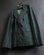 "MARNI" Geometric pattern double-breasted tailored jacket
