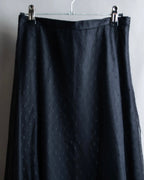 "RED VALENTINO" Polka dot pattern tulle flared skirt