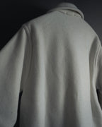 "GUCCI" 90’s-00’s Minimal fleece gold buttons jacket