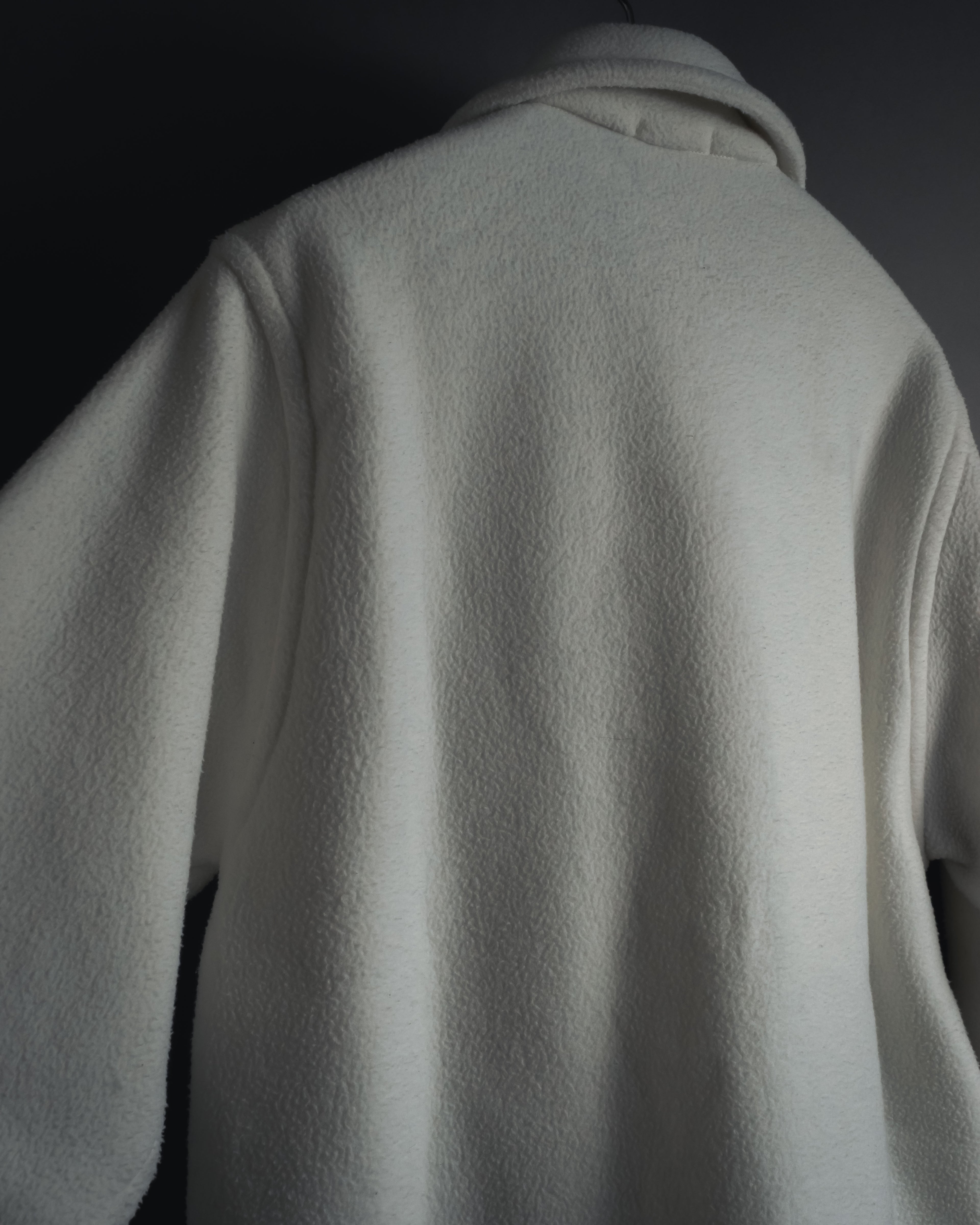 "GUCCI" 90’s-00’s Minimal fleece gold buttons jacket