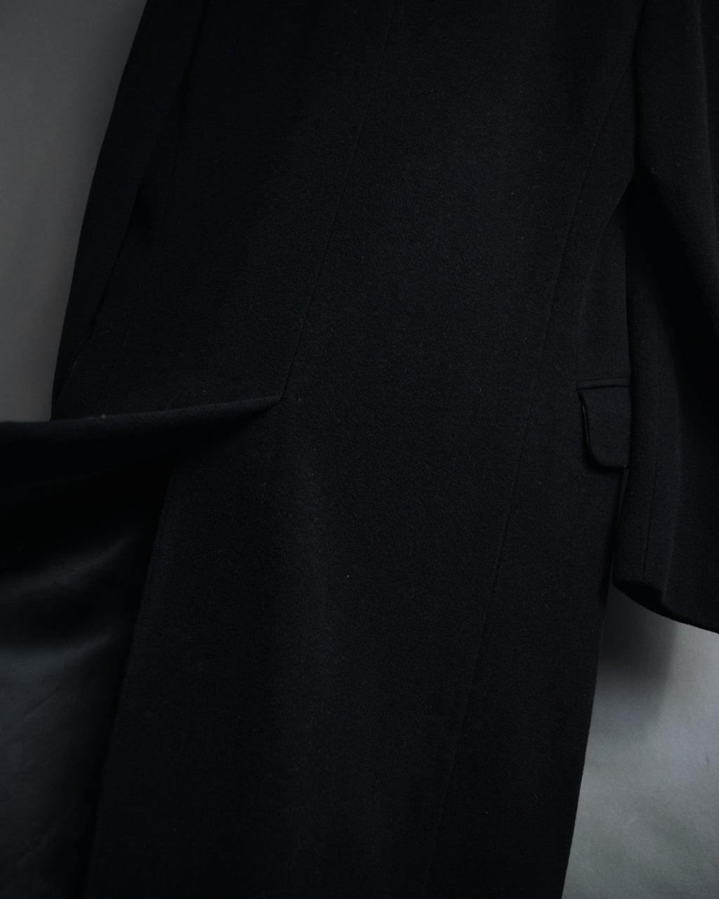 "FENDI" 00’s virgin wool chesterfield coat