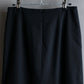 "MAISON MARGIELA" Side zip design mid ength flared skirt